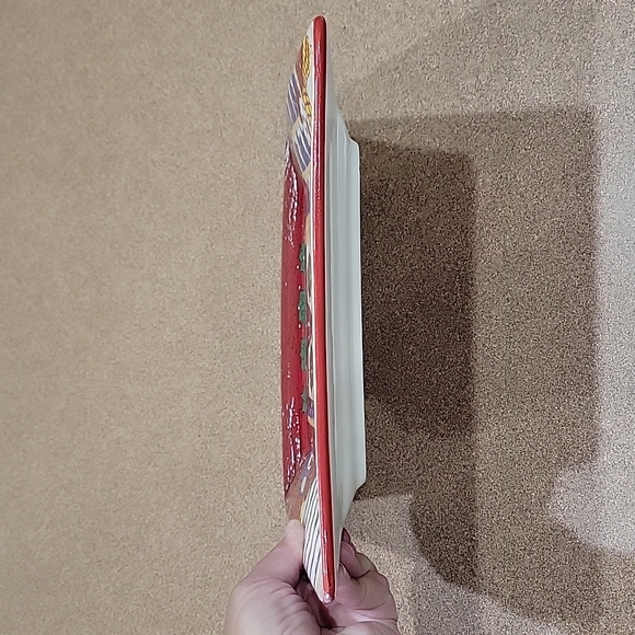 Hand Painted Snow People Serving Plate!!! - Picture 7 of 13